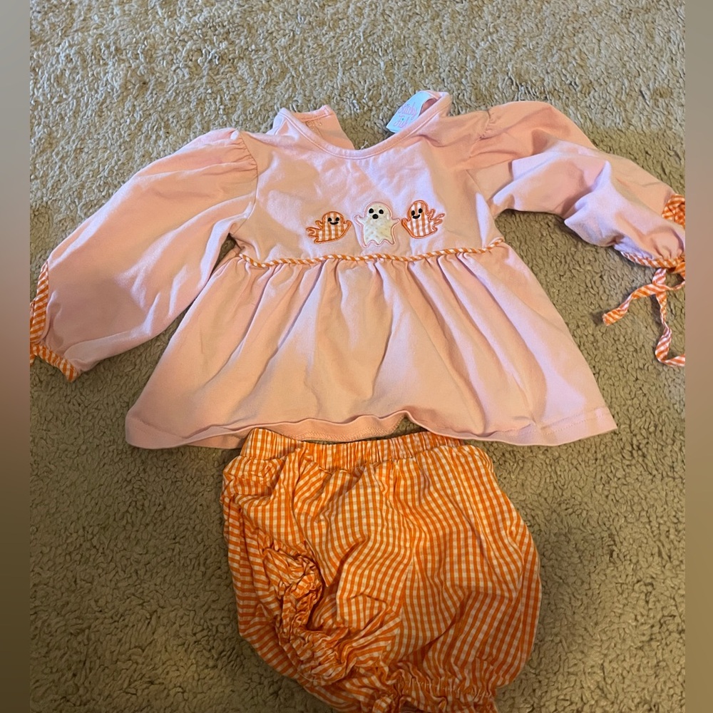 Stitchy fish embroidered appliqué Halloween outfit